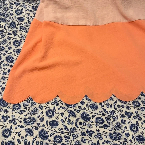 Pink Lily Color Block Tank Top - Cream, Pink, and Coral - Picture 6 of 6